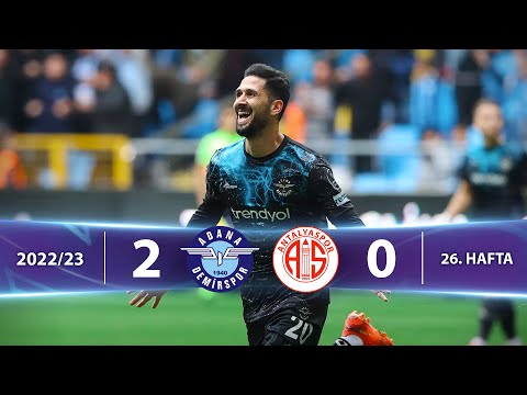 Adana Demirspor (2-0) Fraport TAV Antalyaspor - Highlights/Özet | Spor Toto Süper Lig - 2022/23