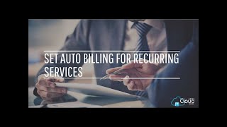 Set Auto Billing for recurring services