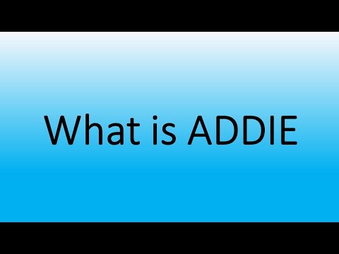 Capa de What Is ADDIE?