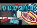 How to Fix Tacky Sticky Rubber Coating WITHOUT Removing It! (Easy Life Hack)