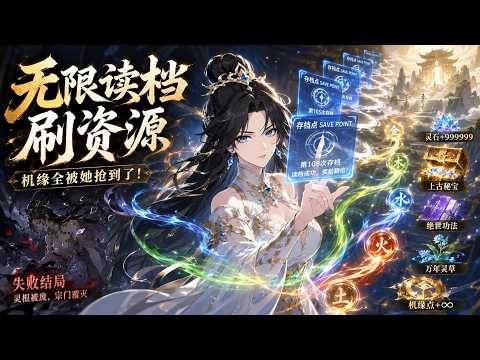 MultiSub🔥灵根不好读档、打不过读档、秘境读档拿满宝物——练气期刷一万次反杀筑基！《炮灰女配的SL大法》熱播全集 | #anime #donghua #動漫 #动态漫画 #漫剧