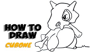 How to Draw Cubone From Pokemon | Easy Drawings How to Draw Cubone From Pokemon | Easy Drawings