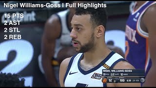 Nigel Williams-Goss l Full Highlights l Vs Phoenix Suns
