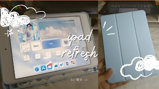 Rei Log Ipad Refresh After 3 Months Ipad Mini 4 Baby Blue Aesthetic And Homescreen Layout