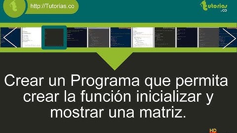 funciones – pseudocodigo (funcion inicializar, mostrar matriz)