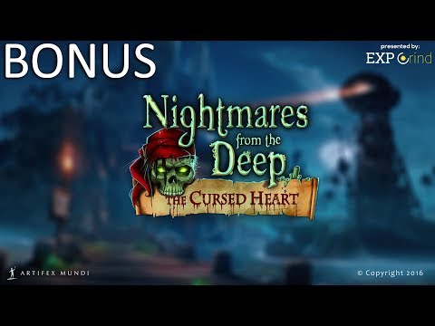 Nightmares from the Deep: The Cursed Heart GAMEPLAY Bonus - Hidden Object Game Walkthrough PS4