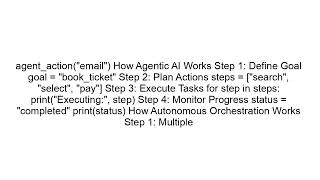 Famous Agentic AI & Autonomous Orchestration Explained | Future of AI Automation Profile