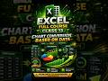chart convertion based on data #shorts 13 || Learn Excel Basics #viral #trending
