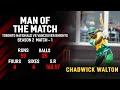 Chadwick Walton 59* off 35 balls | Man of the Match | GT20 Canada