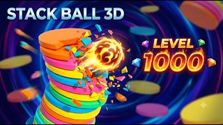 🎮 Stack Ball LIVE 🔴 Can I Beat Every Level? 😱 Satisfying Gameplay | #StackBall #Live screenshot 3