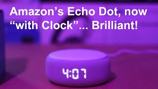 Learn all about the awesome new @amazon echo dot with clock! seems
simple, but adding a clock to device that sits on your counter or
nightstand is, in wo...