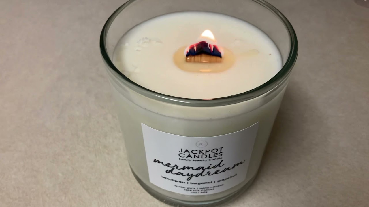 Jackpot Candles Mermaid Daydream Ring Candle size 8 Reveal Amazon Worth $????