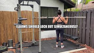 Barbell Overhead Shoulder Press Tutorial