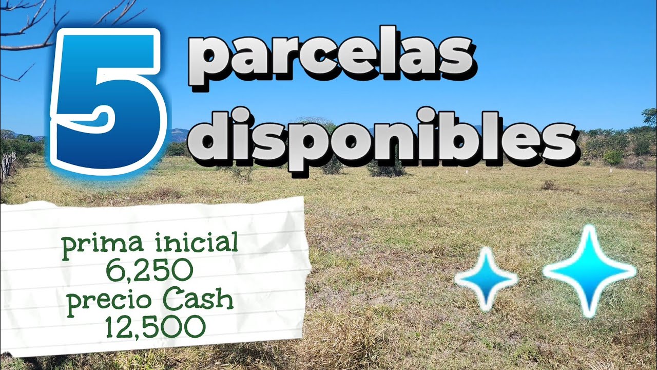 Parcelas con facilidades de pagos en venta 