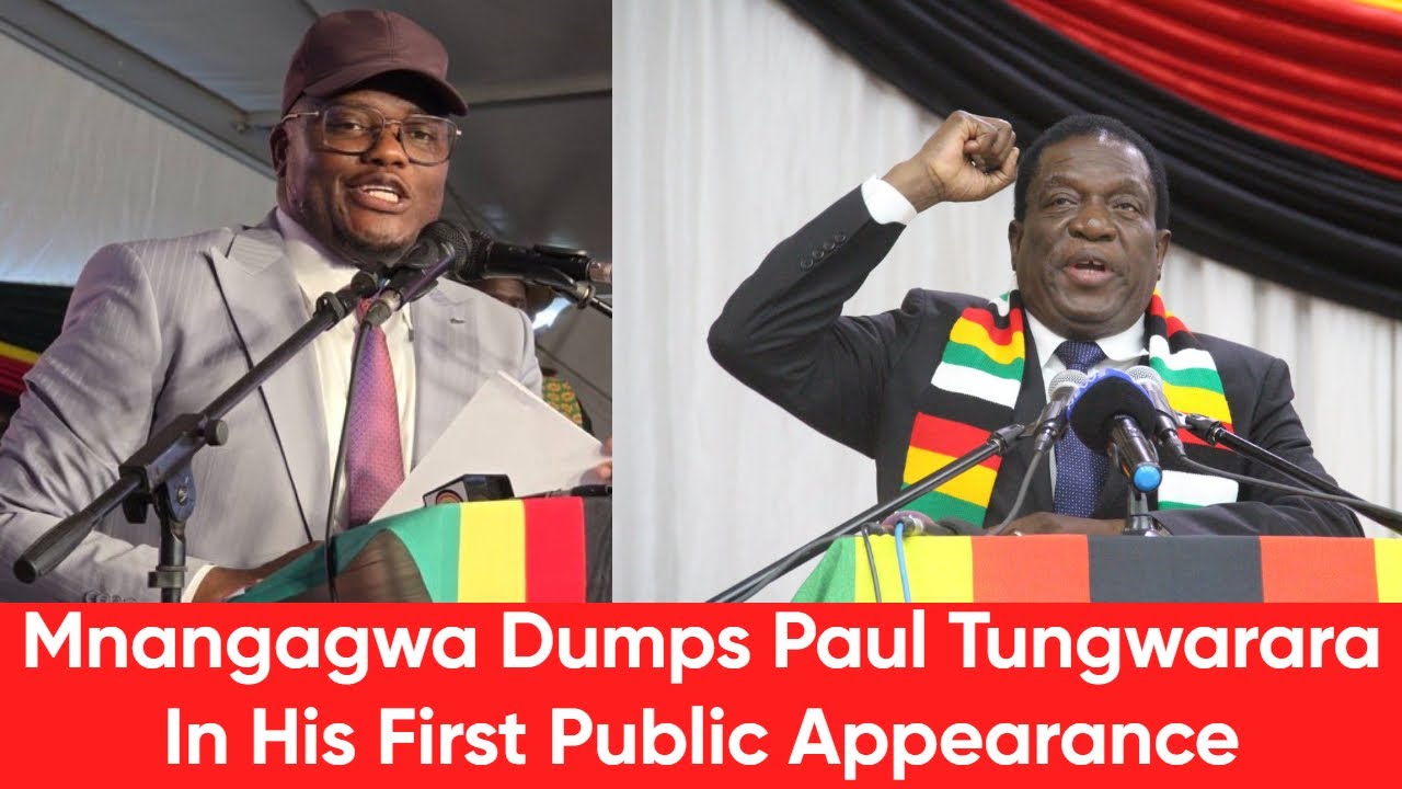 Mnangagwa Dumps Paul Tungwarara In His First Public Appearance
