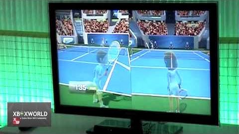Kinect Sports 2, Tennis, Gameplay (gamescom 2011, Microsoft Play Day) XBOX 360 Kinect