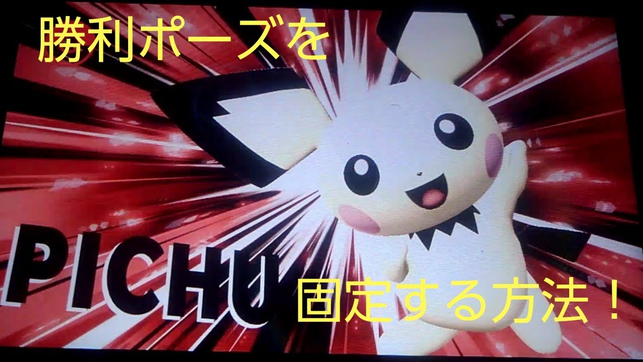 スマブラsp 勝利ポーズを固定する方法 Youtube