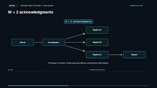 System Design 06.00 | Quorums, conflicts, and a failed replica | Animated Lab