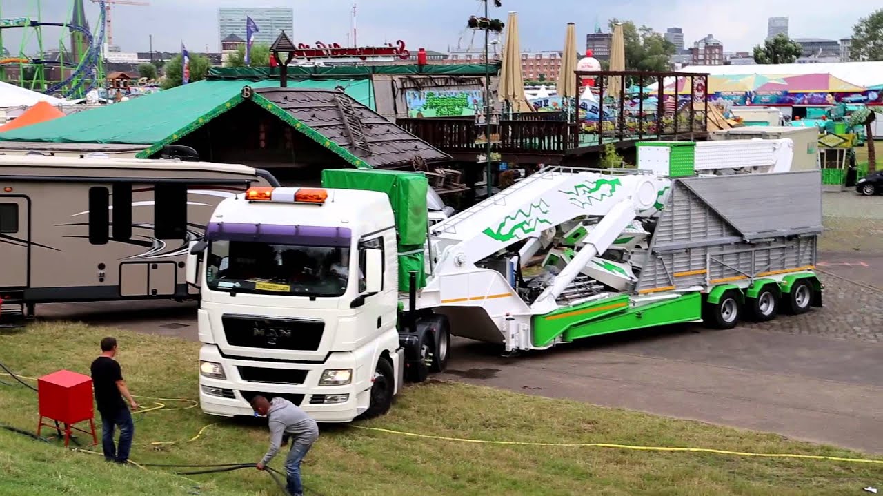 Ankunft Black Out Störzer Düsseldorf Rheinkirmes 2015