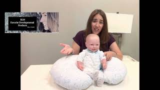 How to use your Boppy pillow for your infant's development @reallifemomzpodcast4048
