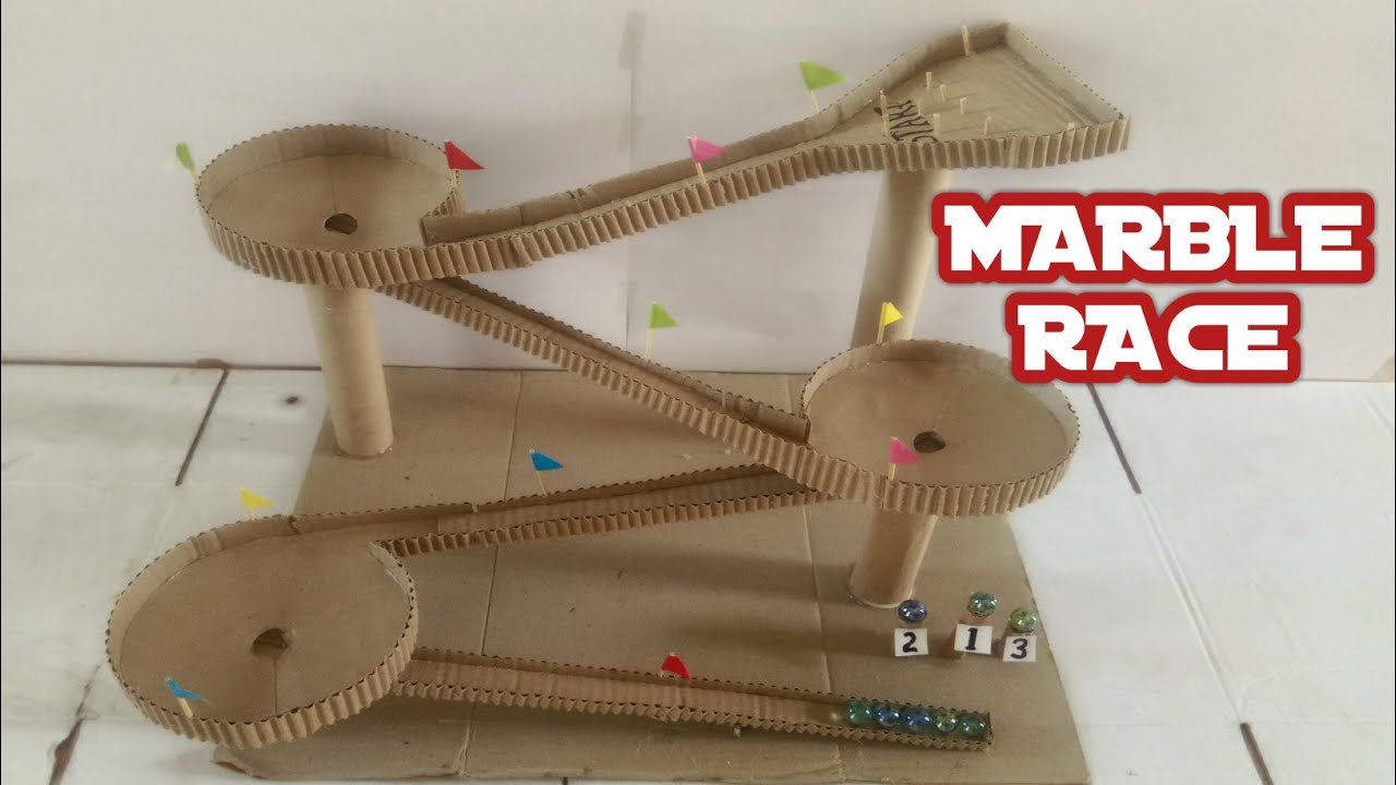 Membuat Mainan Balap Kelereng