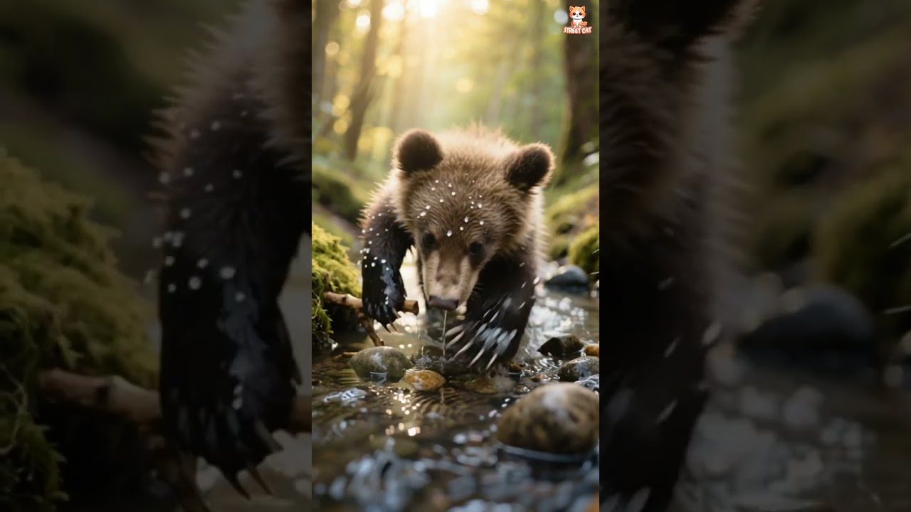 Brave Cubs Risk Everything to Protect Their Forest Hom