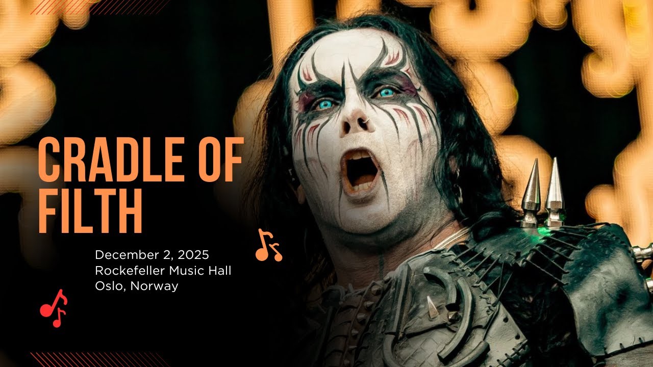 Cradle of Filth – Full Concert Live at Rockefeller, Oslo, Norway