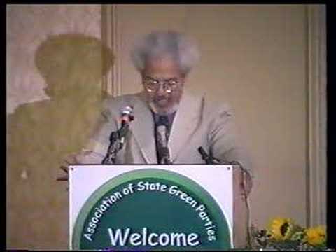 Green Party 2000 Convention - Manning Marable plen...