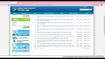 mencari data PDRB provinsi di BPS