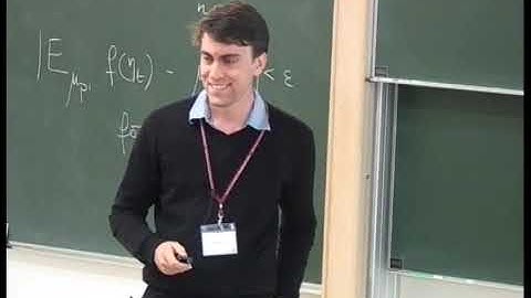 Prof. Allan Sly | Rapid mixing of Gibbs sampling on graphs that are sparse on average