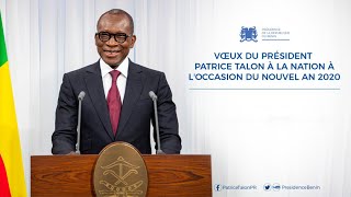 Vœux à la Nation du Président Patrice TALON, à l'orée de l'année 2020