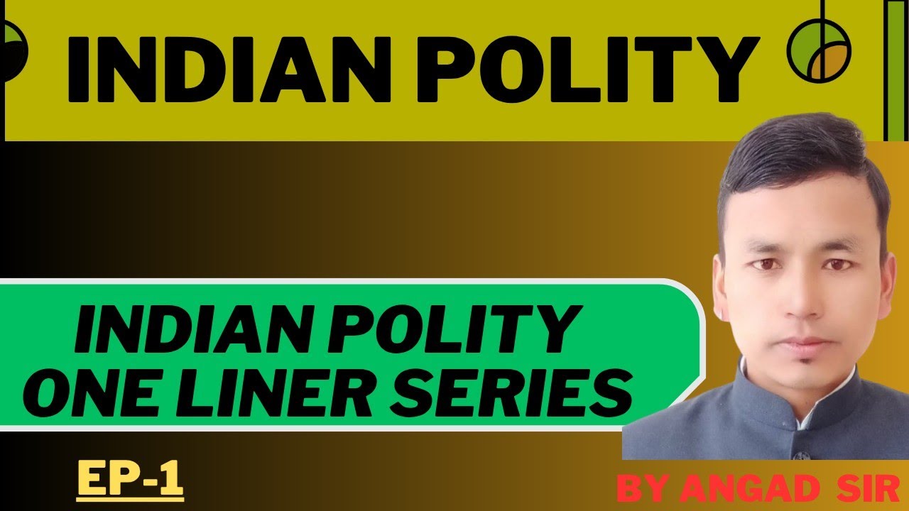 indian polity one liner series top 100 Question 