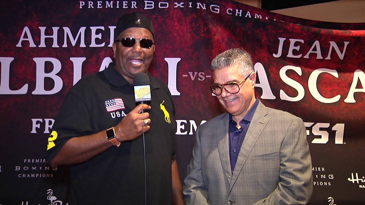 Ahmed vs Jean Pascal Press Event Interviews with  
LEON MARGULES &  
LUIS DECUBAS