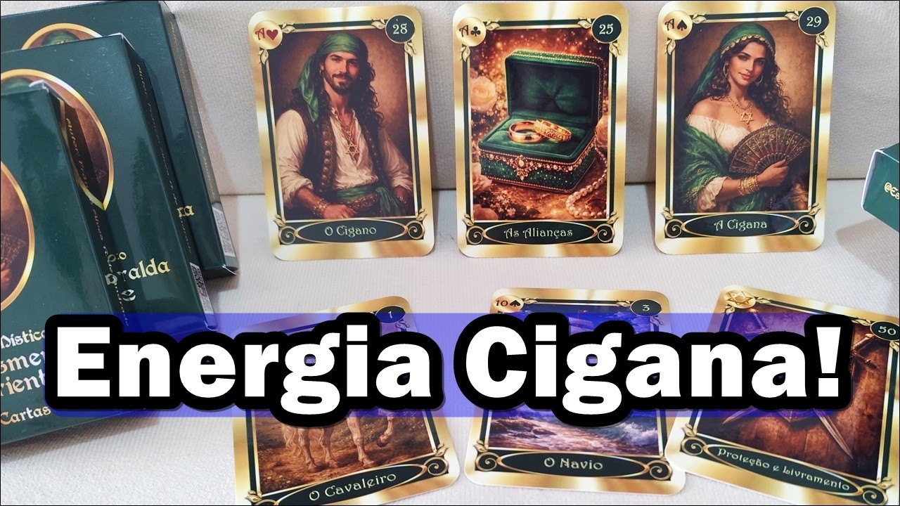 🌟Conheça o Oráculo Místico Cigana Esmeralda do Oriente! Apresentação de Todas as Cartas.