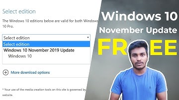 How To Download Windows 10 November Update 2019 Os File In Tamil