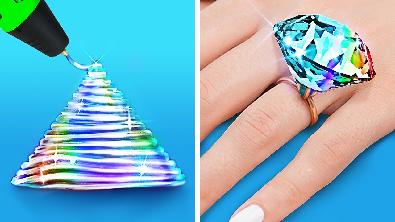 Best DIY Jewelry Ideas || 3D Pen & Epoxy Resin Crafts