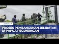 Proses Bangun Jembatan di Distrik Iwur, Satgas Koops Swasembada Wujudkan Akses Baru Bagi Warga