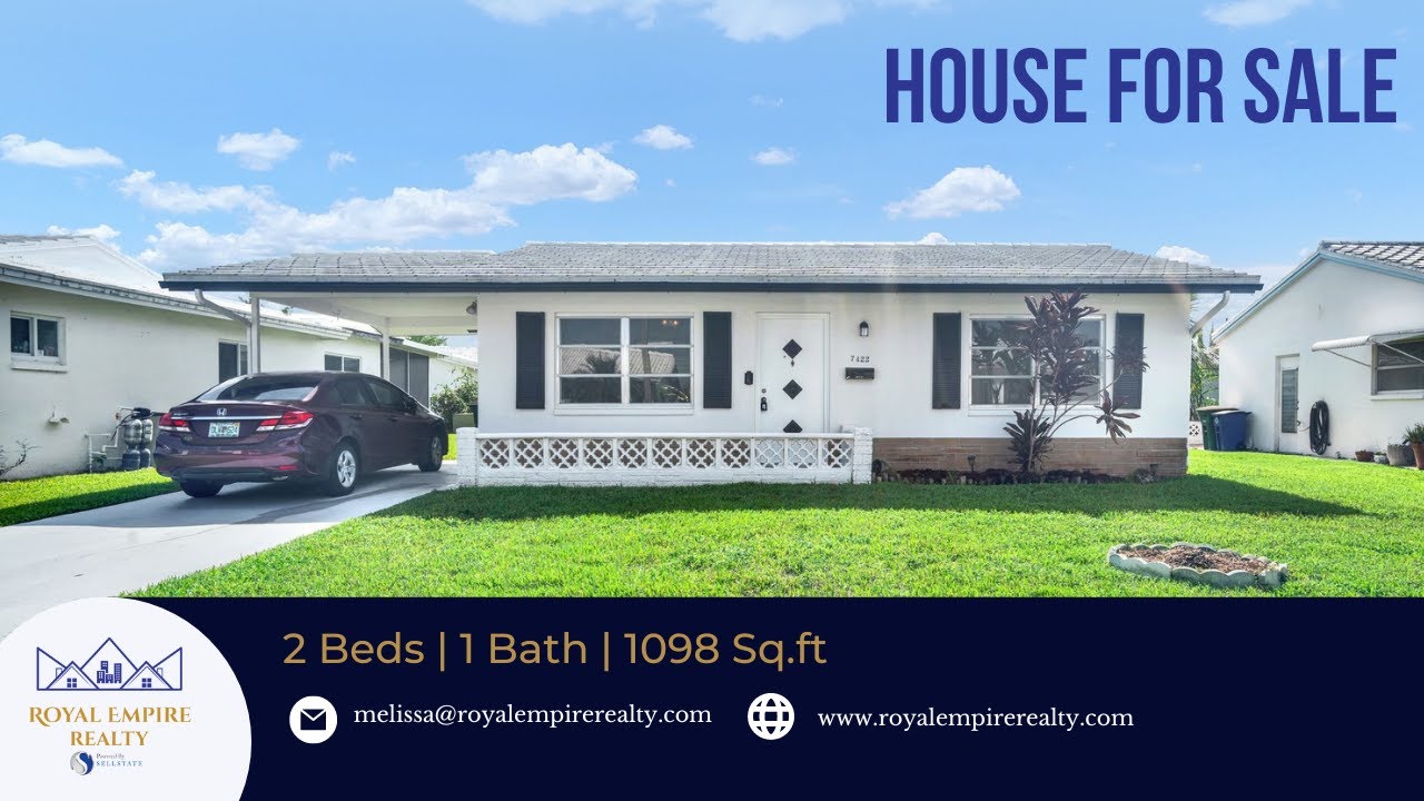 Home For Sale 7422 NW 73 AVE, Tamarac, FL Royal Empire Realty YouTube