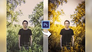 Photoshop CC Tutorial : Outdoor Portrait Editing 2020 screenshot 5