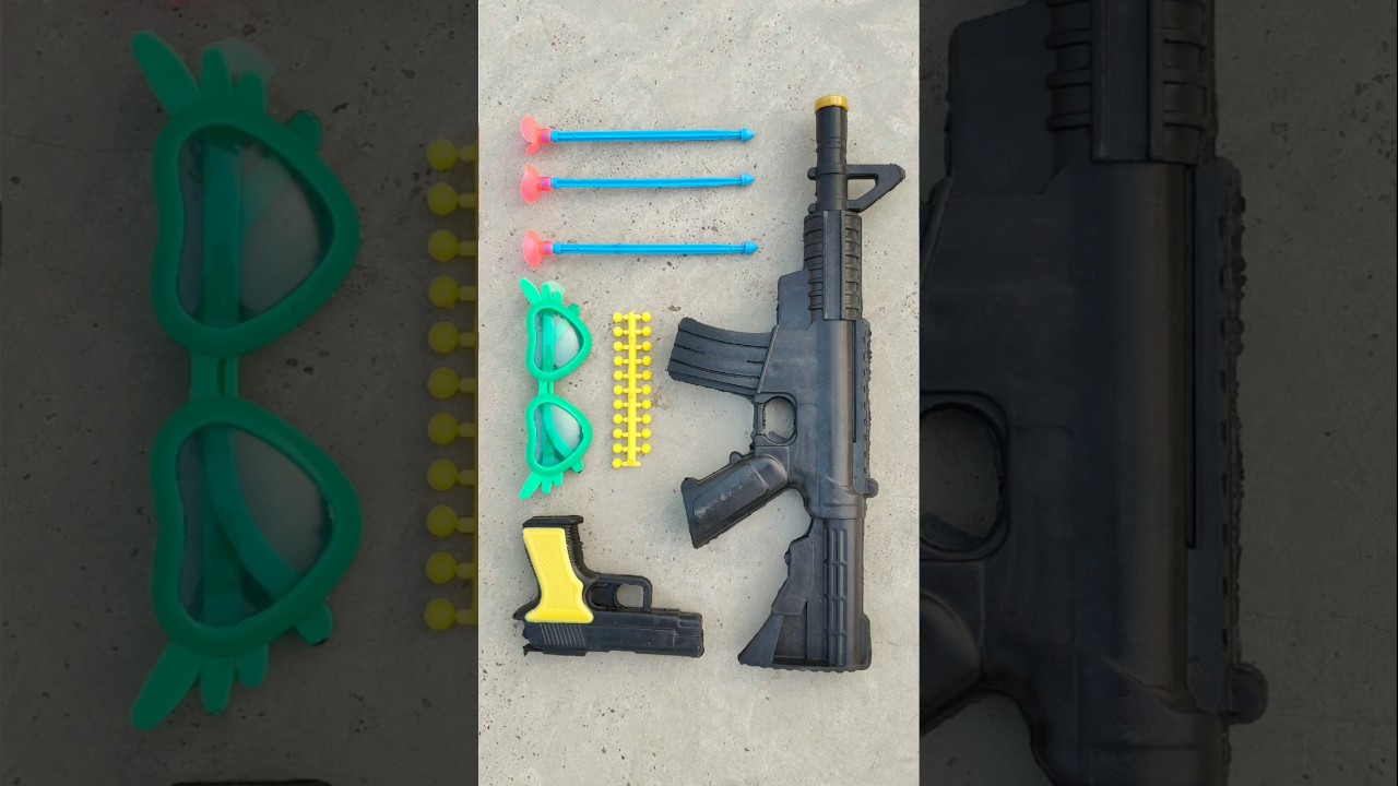 pubg  Gun set ki unboxing and testing 😂🔫 