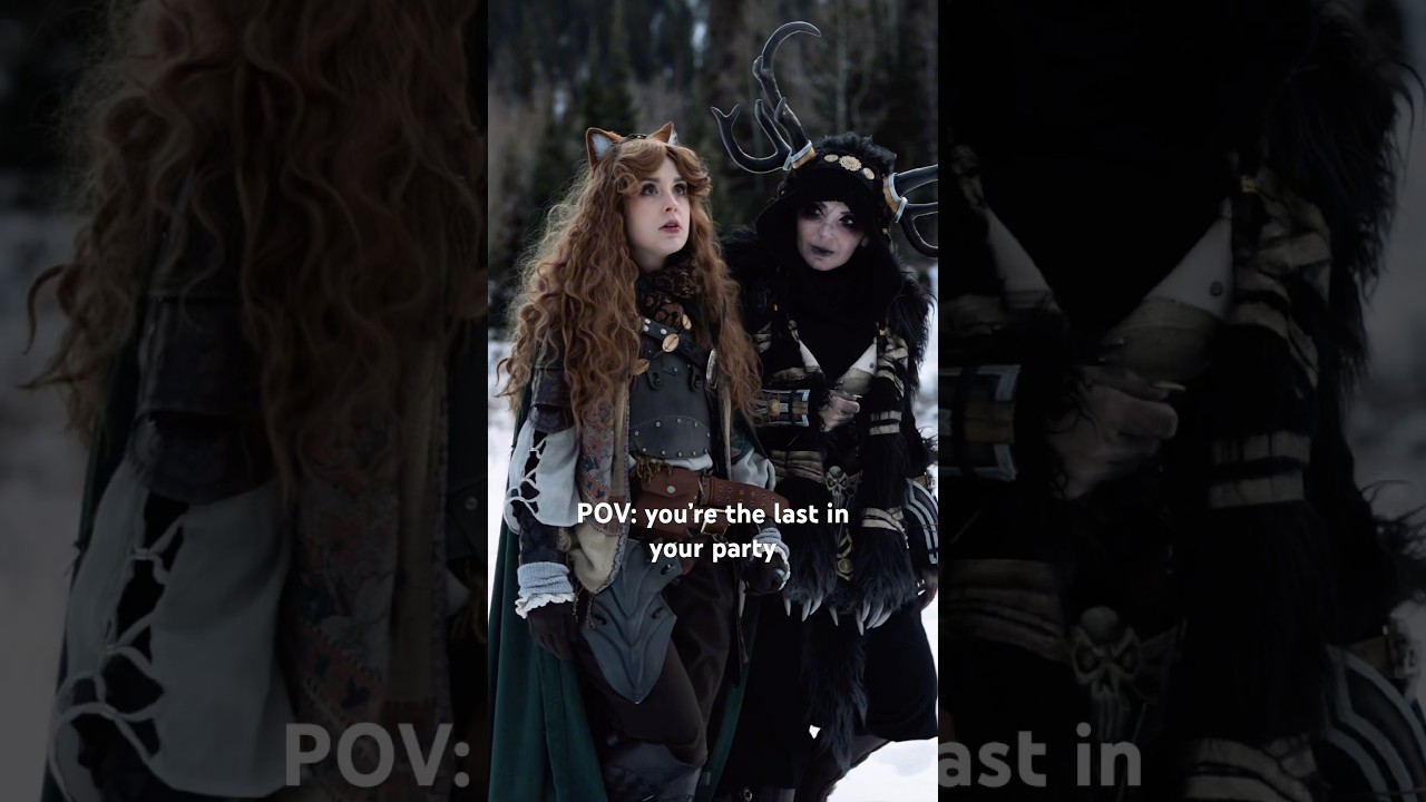 Oh I made myself sad with this one 😃 POV: you’re the last in your party ⚔️