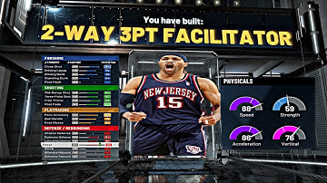 THE BEST 2 WAY 3 PT FACILITATOR IN NBA 2K20 WITH 47 BADGE UPGRADES (DRIBBLE GOD)