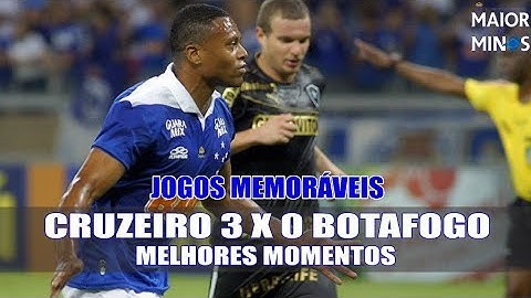 Cruzeiro 3 x 0 Botafogo - Melhores Momentos - 22ª Rodada, Brasileirão 2013 - JOGOS MEMORÁVEIS