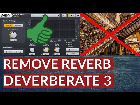 DeVerberate 3でリバーブを除去する