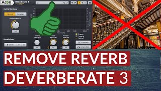 Remove Reverb with DeVerberate3 (Acon Digital)