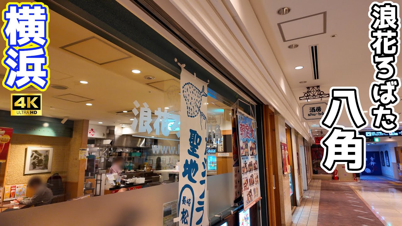 [4K] [グルメ編] おこ散歩 (横浜,浪花ろばた 八角/Yokohama,Naniwarobata Hakkaku/2025.01)