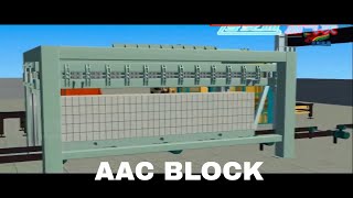 AAC Block Production Line ll AAC Block Production Process Line 3D ll Autoclaved Aerated Concrete ll