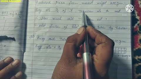 Q 8, Ex 2.2 Fractions and Decimals Chapter 2- Maths Class 7th - JKBOSE / Online Education