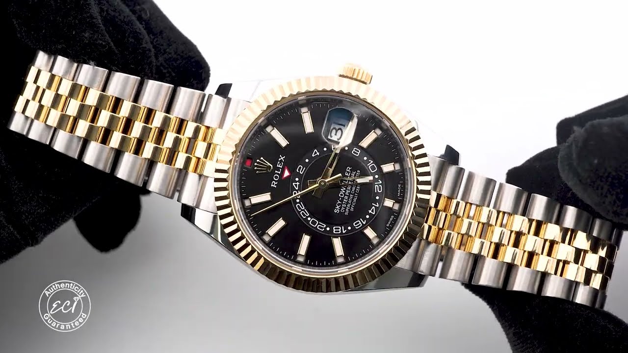 Rolex 326933 Sky-Dweller Black Dial | Box & Papers – ECI Jewelers
