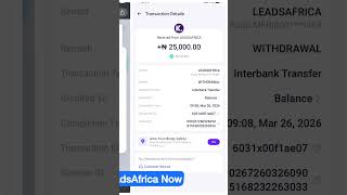 Leads Africa is one of the most reliabe project to invest .Signup now https://leadsafrica.com/signup